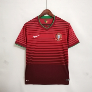 قميص منتخب البرتغال لكرة القدم الأساسي للبرتغال 2014 ريترو 2014
