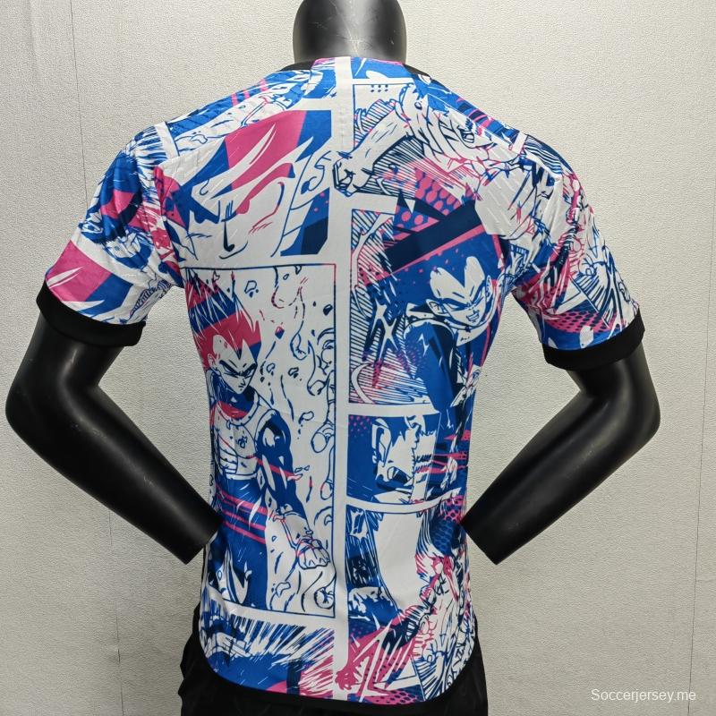 إصدار اللاعب 2022 قميص كرة قدم ياباني 2022 إكس دراغون بول النسخة الخاصة من اليابان إكس دراغون بول
