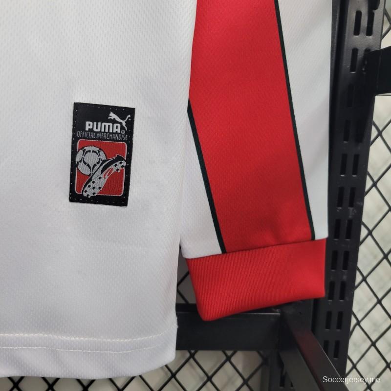 قميص كرة قدم بأكمام طويلة ريترو 1998 المغرب خارج الديار
