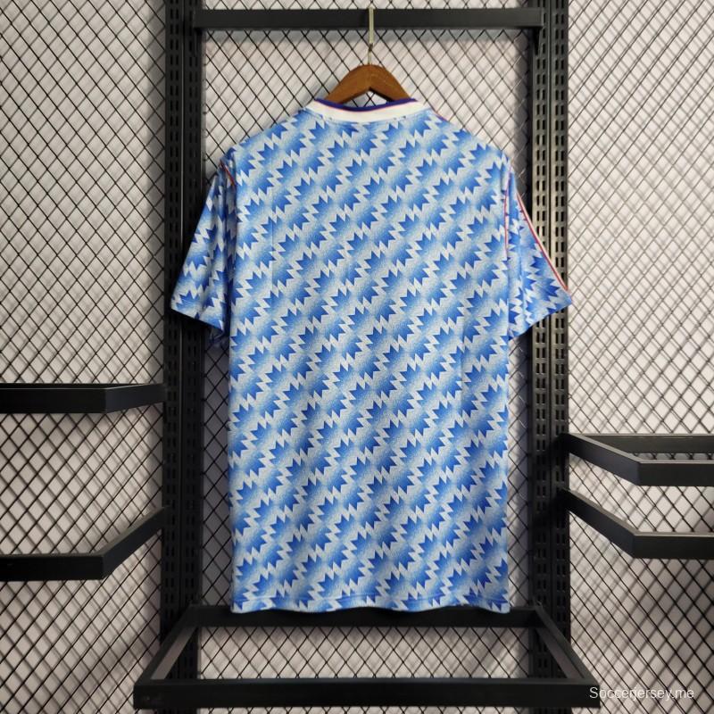 قميص مانشستر يونايتد 90/92 ريترو 90/92 خارج ملعبه
