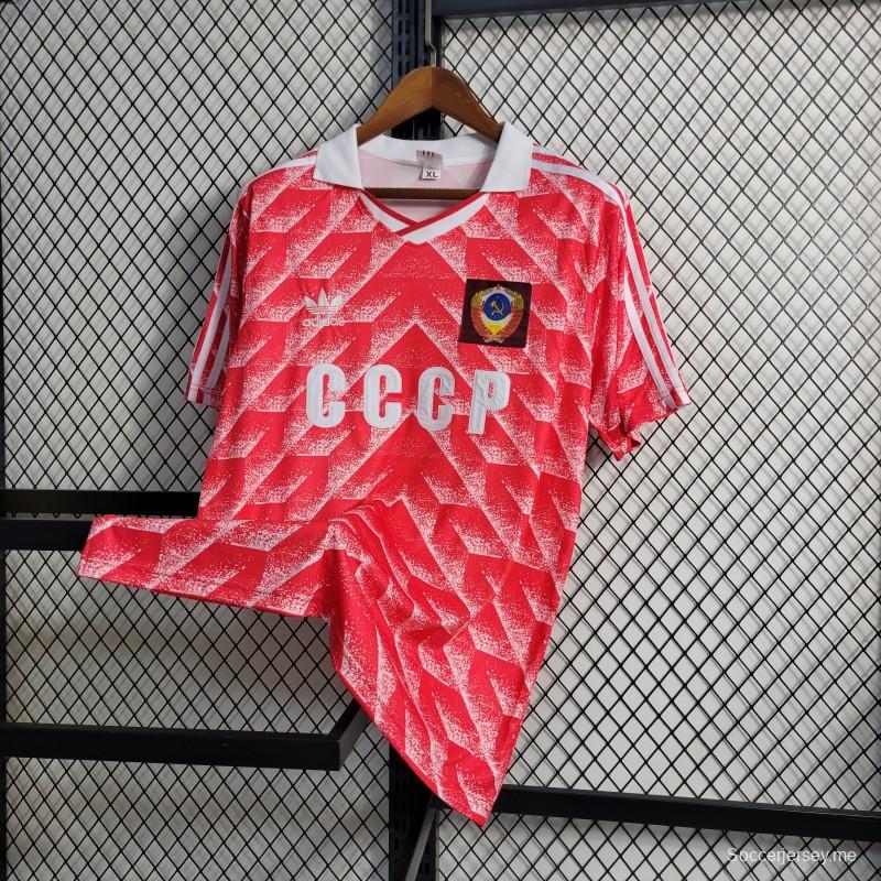 قميص منتخب اتحاد الجمهوريات الاشتراكية السوفياتية القديم 1988
