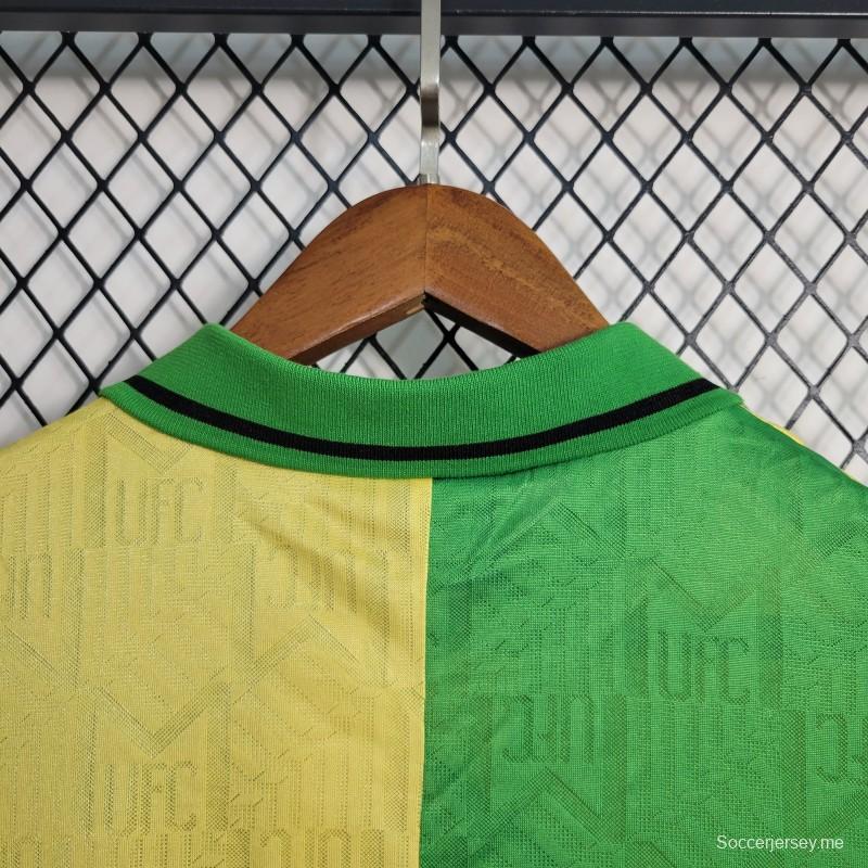 قميص أخضر قديم لمانشستر يونايتد الثالث أخضر 1992/94 ريترو 1992/94
