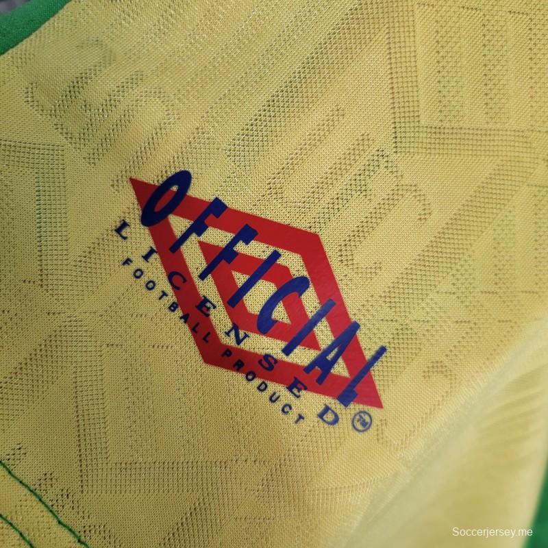 قميص أخضر قديم لمانشستر يونايتد الثالث أخضر 1992/94 ريترو 1992/94
