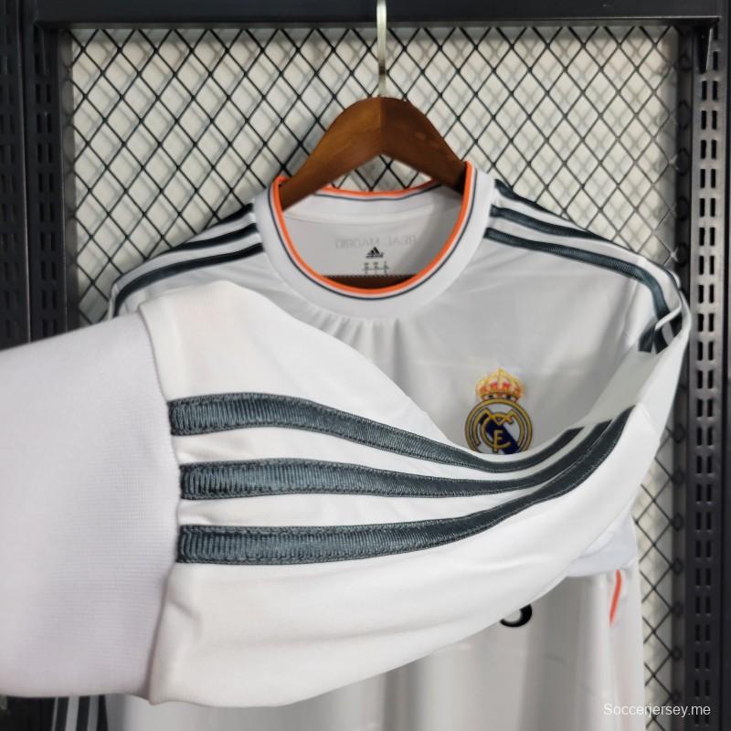 قميص ريترو 13-14 بأكمام طويلة الأكمام ريال مدريد
