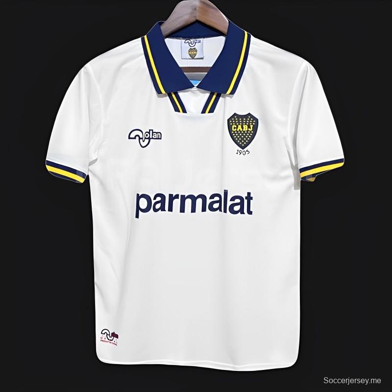 قميص ريترو 92/93 بوكا جونيورز Away أبيض اللون
