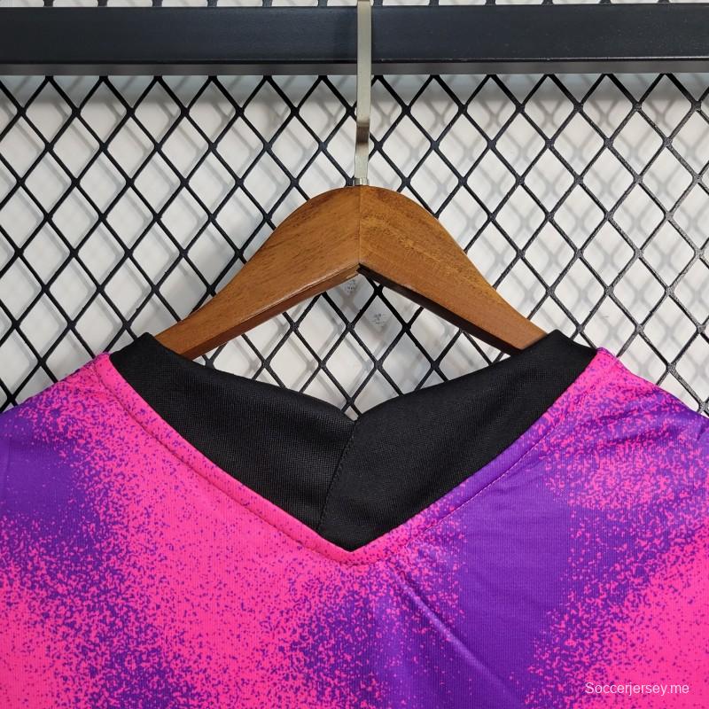 قميص ريترو 20/21 باريس سان جيرمان 4 وردي اللون الوردي
