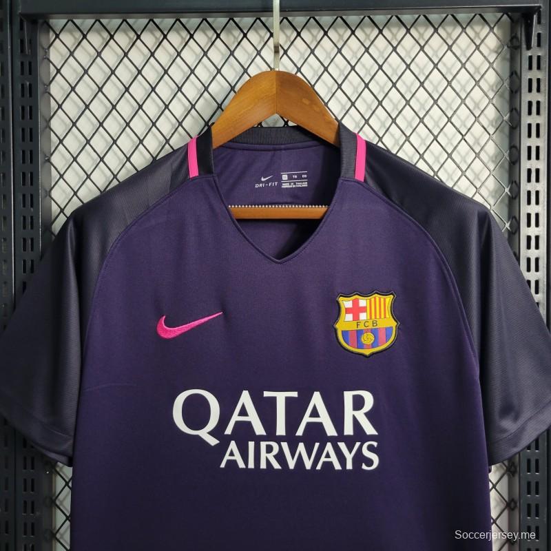 قميص ريترو 16-17 برشلونة أجايي بنفسجي بنفسجي
