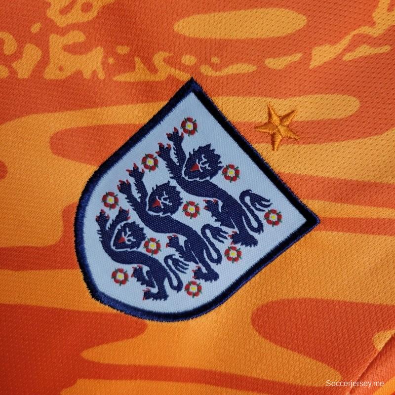 2024 قميص أصفر لحارس مرمى منتخب إنجلترا كيدز 2024
