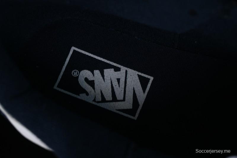 Vans Classics Knu Skool Patchwork Letter Lace-Up Chunky Tongue Platform Sneakers - VN0009QCBLK