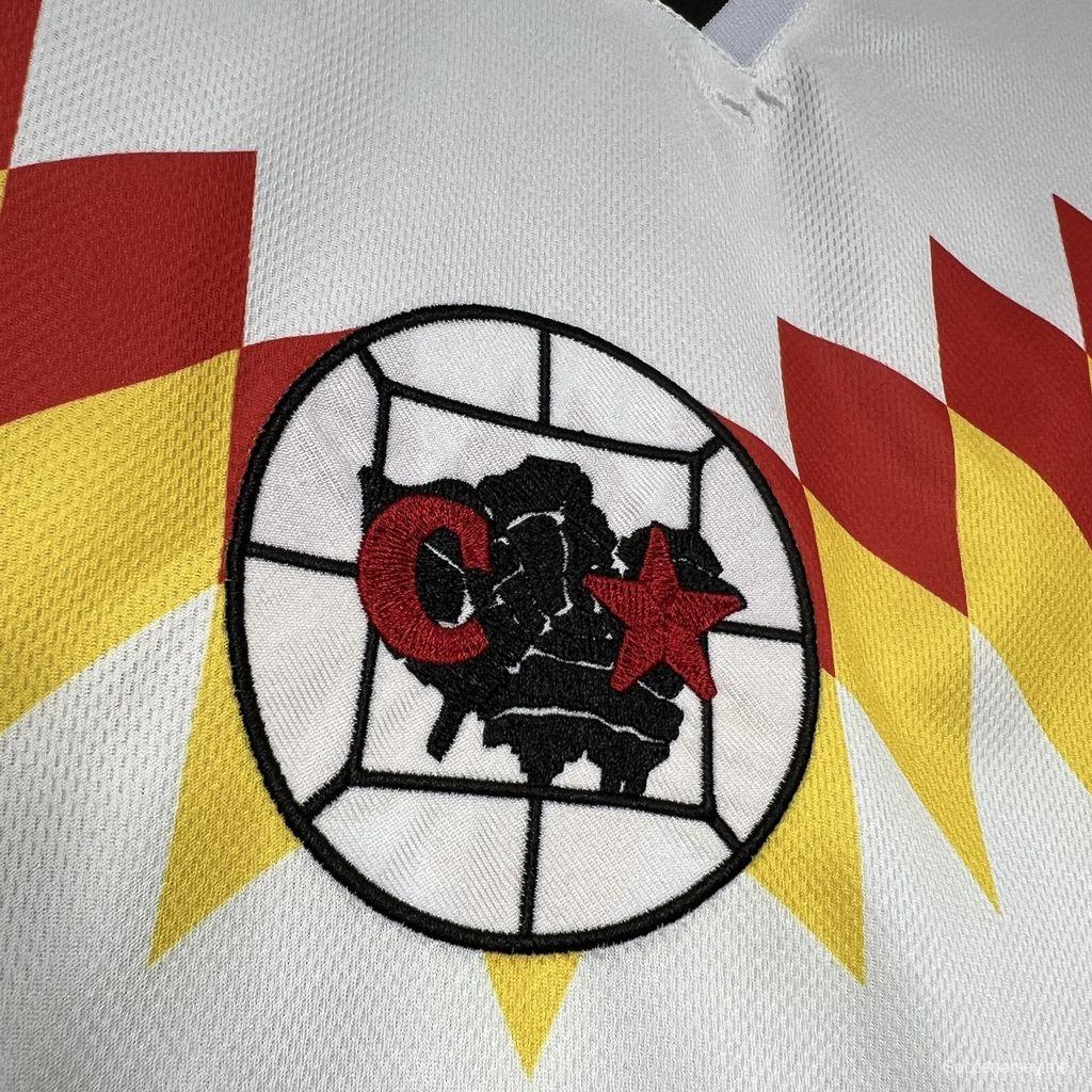 قميص كلوب أمريكا كلوب أمريكا ريترو 1995 أبيض كورتيز
