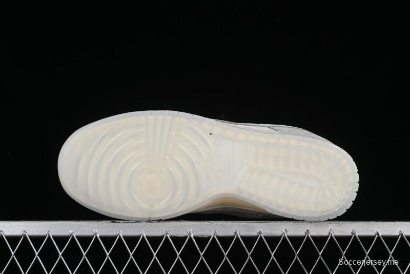 Nike SB Dunk Low LV Collaboration - Beige Grey Crystal Sole Night Light Anniversary High-End Custom Low-Top Casual Sneakers - CR8033-503