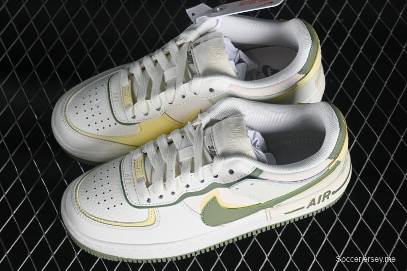 Nike Air Force 1 Shadow Low-Top Sneakers with Lightweight EVA Midsole and Anti-Slip RB Rubber Outsole - FN6335-101