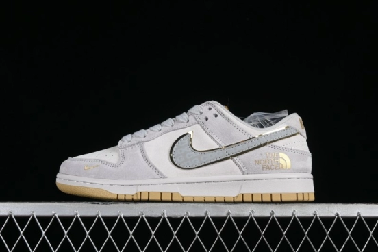 Nike Dunk Low The North Face CDG Collaboration - Gold SB Low Top Skate Shoes - DQ1098-337
