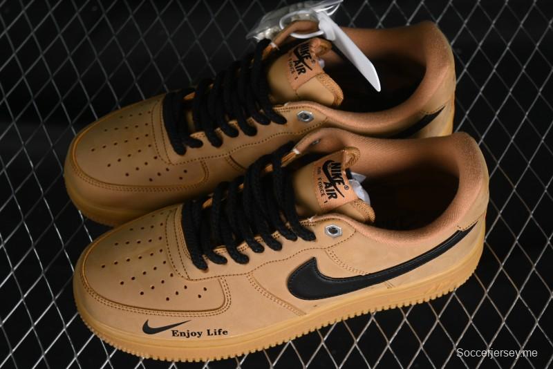 Nike Air Force 1 '07 Low Wheat Low-Top Sneakers - FZ7372-200