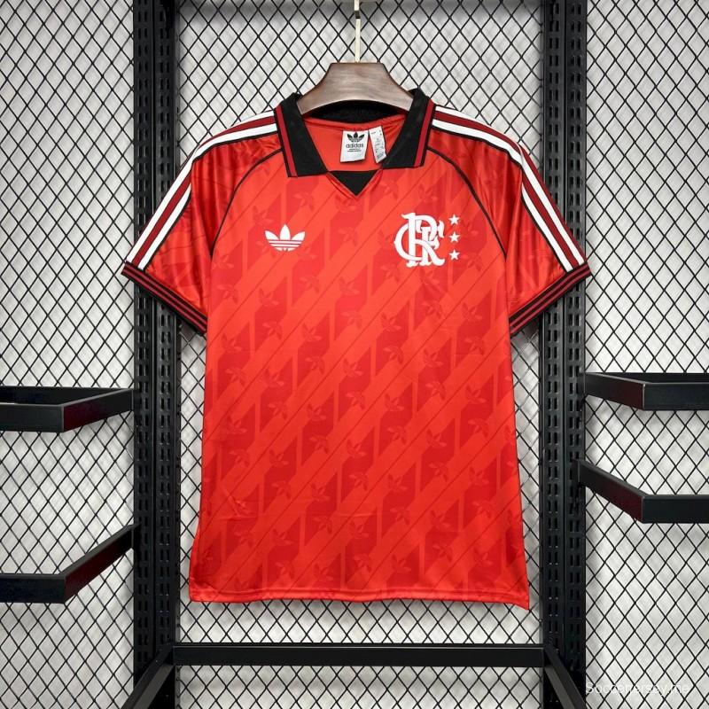 2024/25 فلامنجو فلامنجو لايف ستايلر ريترو جيرسي S-XXXXL
