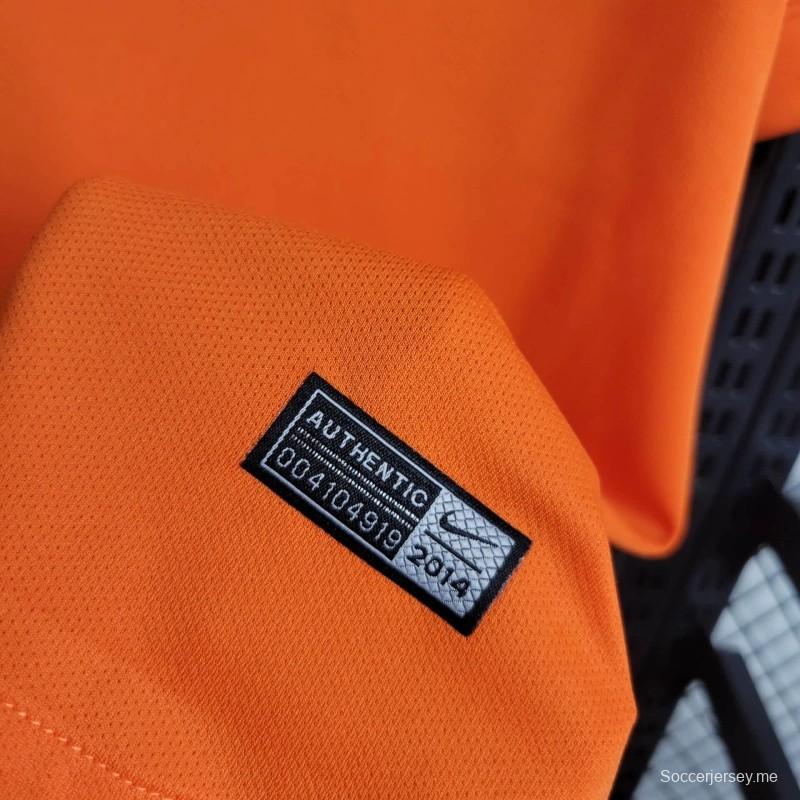 قميص منتخب هولندا القديم 2014 ريترو هولندا هوم جيرسي