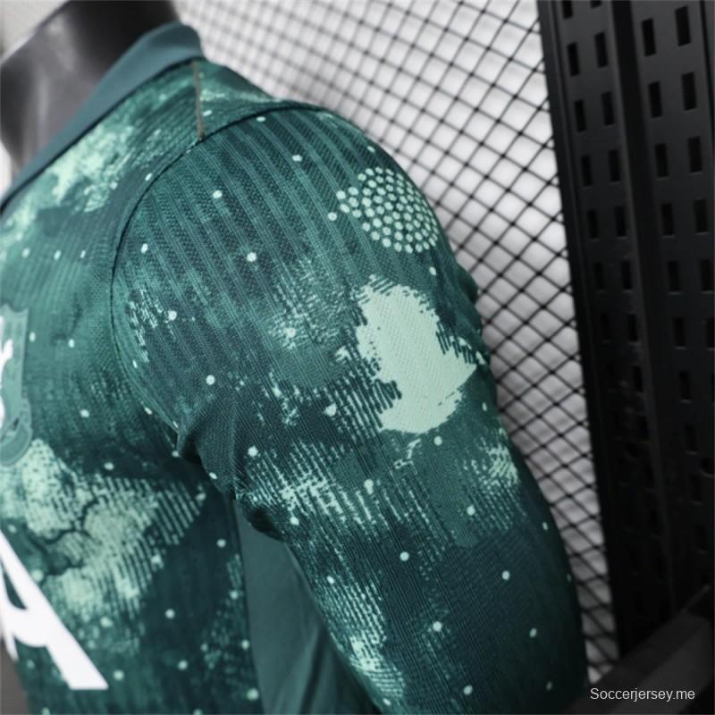 24/25 قميص توتنهام هوتسبير الثالث طويل الأكمام إصدار اللاعب 24/25