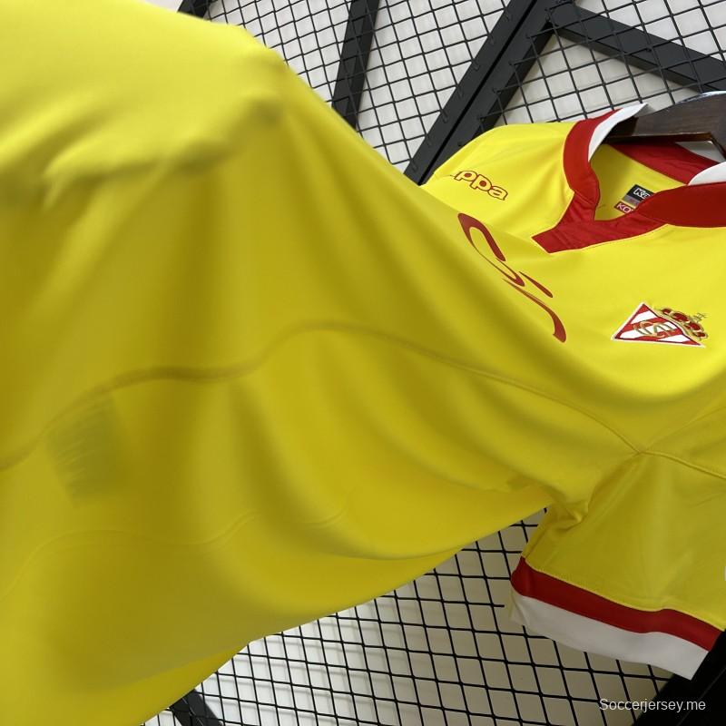 قميص رياضي عتيق 15/16 لسبورتينج خيخون خارج الديار