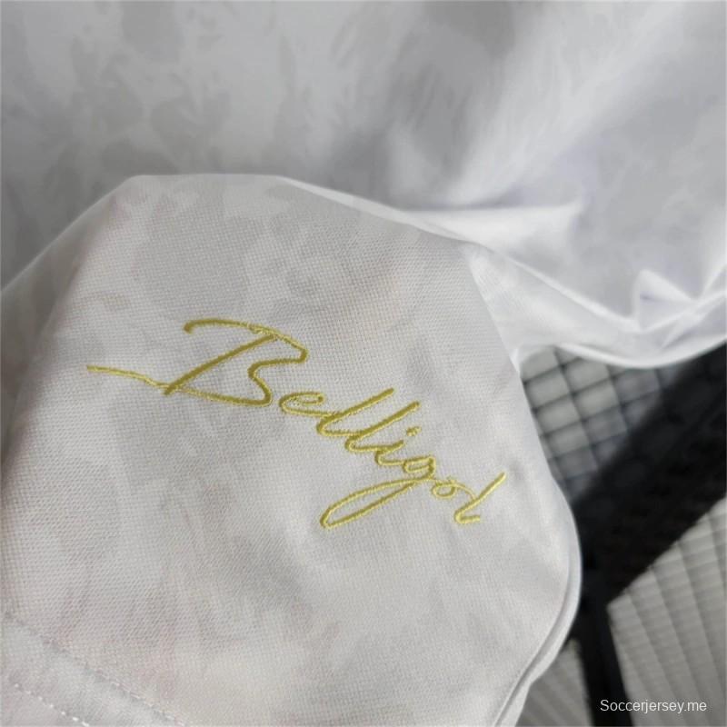 2024 قميص إنجلترا فاصلة إنجلترا فوطة بيضاء لكرة القدم