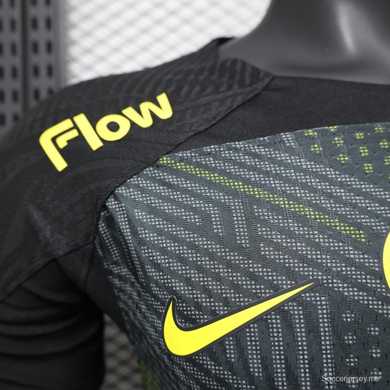 إصدار اللاعب 25/26 قميص الاتحاد الثالث أسود اللون أسود 25/26