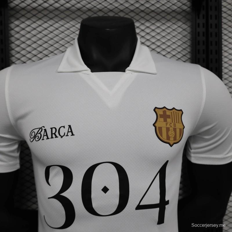 قميص بولو لامين يامال يامال 24/25 نسخة اللاعب برشلونة كوبا Trophy برشلونة