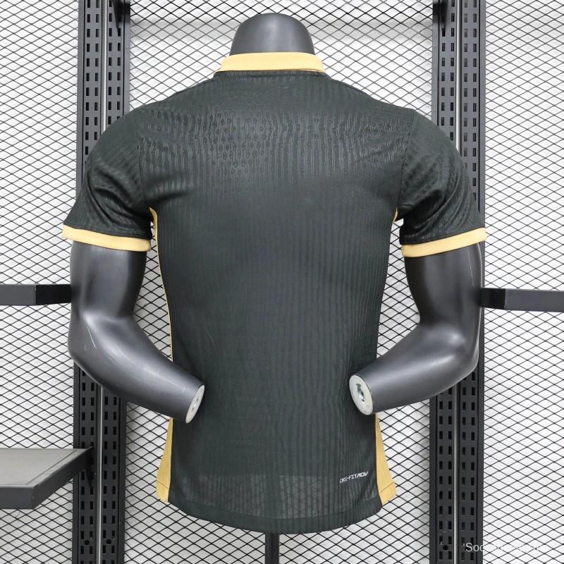 25/26 قميص أسود إصدار 25/26 لاعب برشلونة الإصدار الخاص من برشلونة