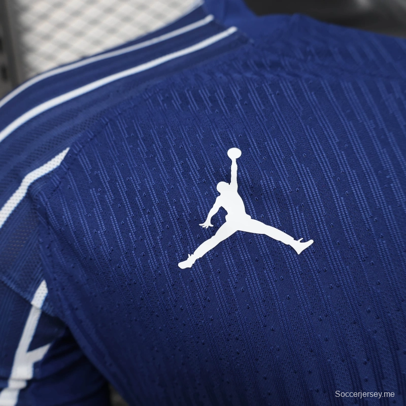 24/25 نسخة اللاعب باريس سان جيرمان باريس سان جيرمان فورث قميص بأكمام طويلة أزرق