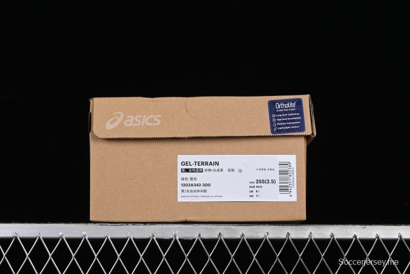 Asics Gel-Terrain Retro Breathable Casual Shoes Cushioned Men's Durable Running Sneakers - 1203A342-300