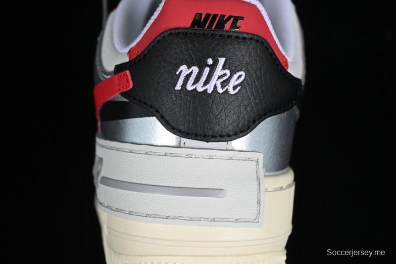 Nike Air Force 1 Shadow Lightweight Elevated Low-Top Casual Sneakers - FN6335-100