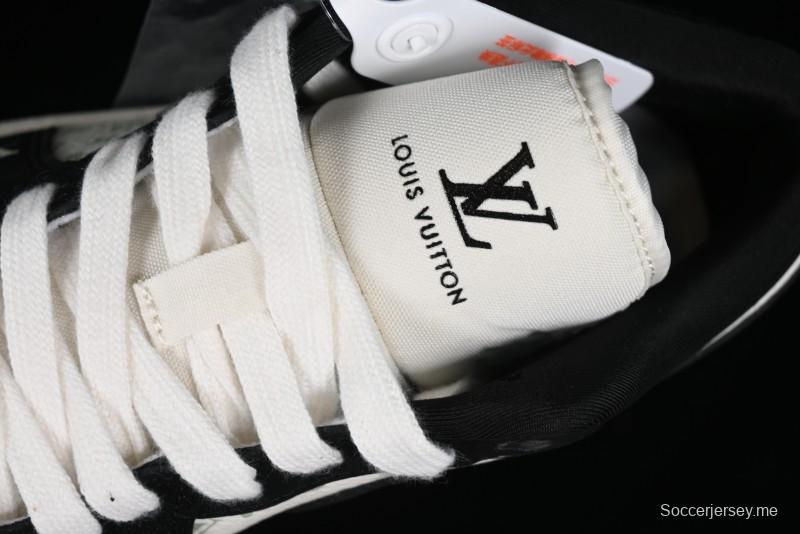 Nike Air Jordan 1 Low LV Collaboration - Black White Panda Custom Culture Casual Sneakers SJ9950-001