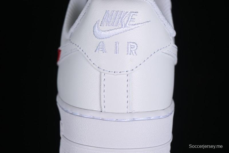 Nike Air Force 1 '07 Low Casual Sneakers with Anime Graffiti Style Crime Scene Design - 315122-211