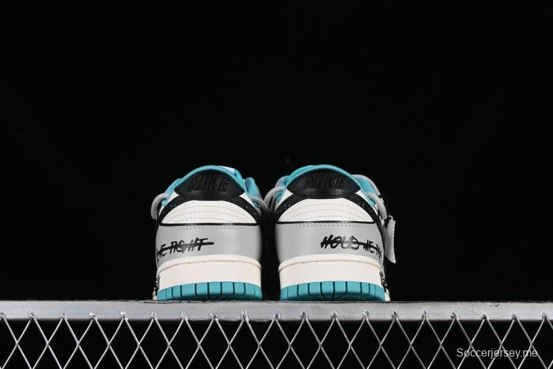 Nike Dunk Low Panda Prank Star Trek SB Strap Low-Top Casual Sneakers - DV0833-101