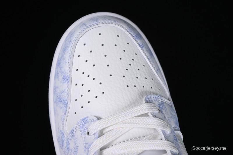 Nike SB Dunk Low Premium White Light Purple Skateboarding Shoes - DM9467-500