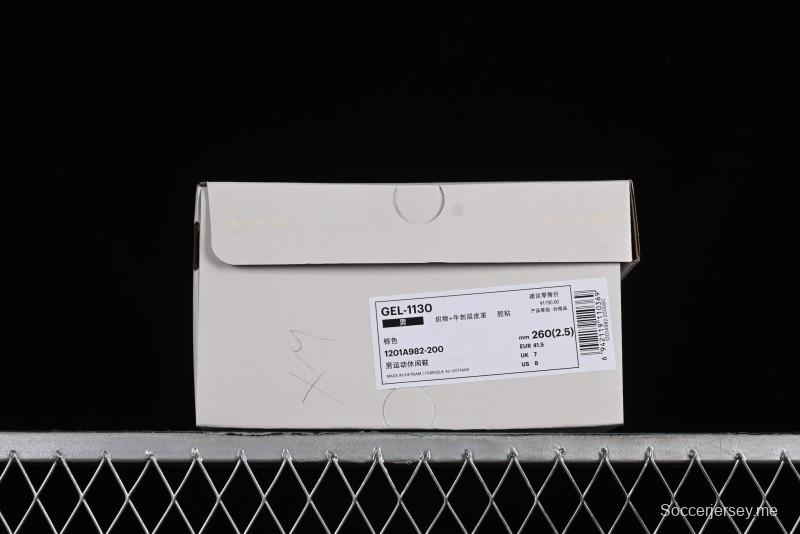 Asics Tiger GEL-1130 Low-Top Retro Running Shoes with GEL Cushioning and Ortholite Insole - 1201A982-200