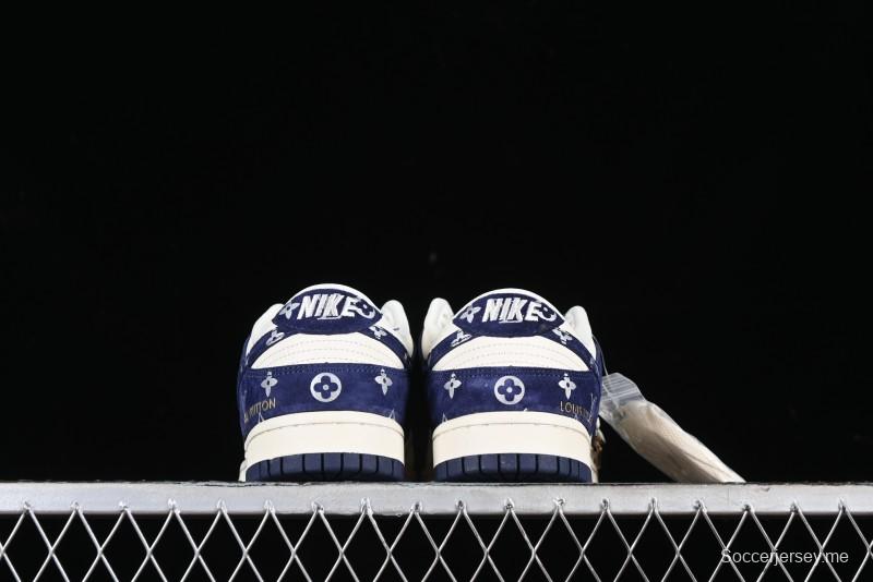 Nike SB Dunk Low LV Collaboration Anniversary Customized Low-Top Casual Sneakers - XD6188-029