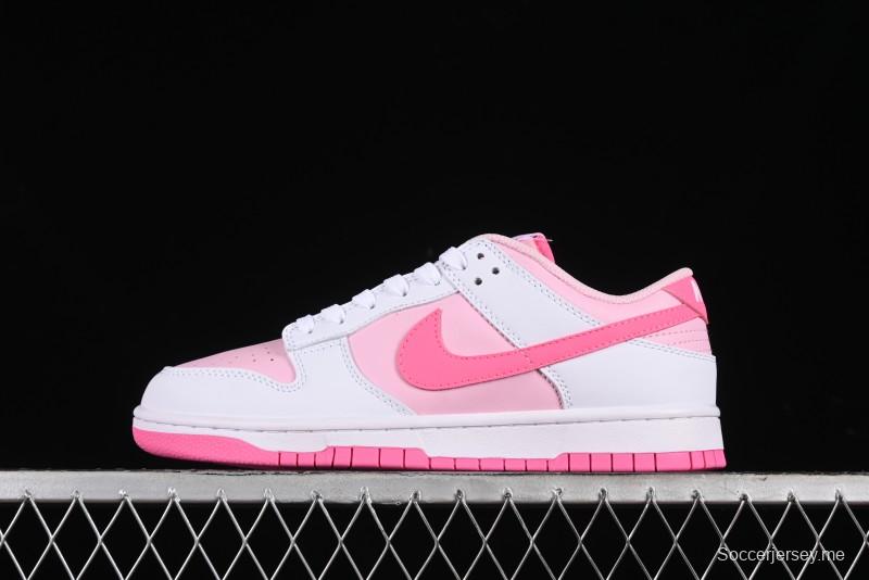 Nike SB Dunk Low Glacier Pink Low-Top Casual Skateboarding Shoes - HQ1181-661