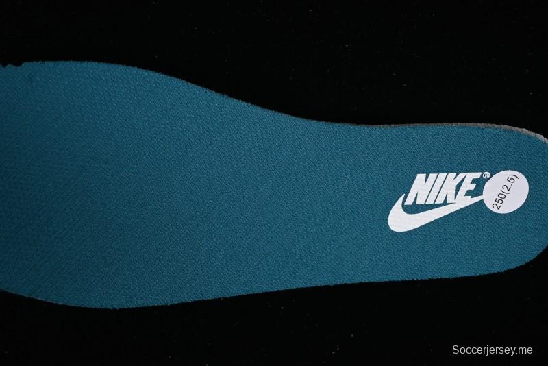 Nike Dunk Low SB Skateboarding Shoes in White and Geode Teal - DD1503-301