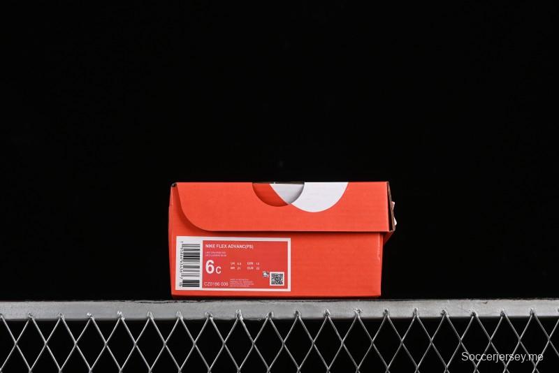 Nike Flex Advance Hook and Loop Breathable Soft Lightweight Kids Shoes - CZ0186-006