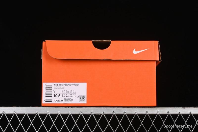 Nike ZoomX Infinity Run 4 Professional Cushioned Running Shoes with Knit Upper - HJ4916-100