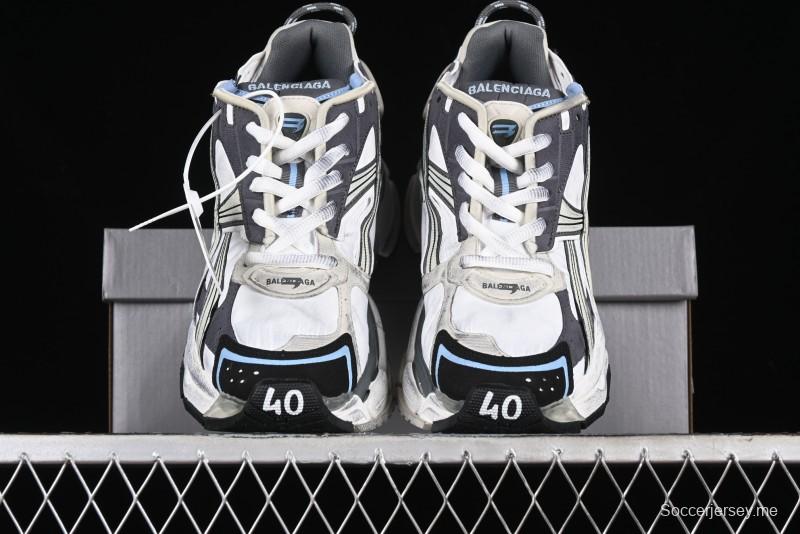 Balenciaga Runner Kith Four Color Retro Casual Shoes - W3RMU0150