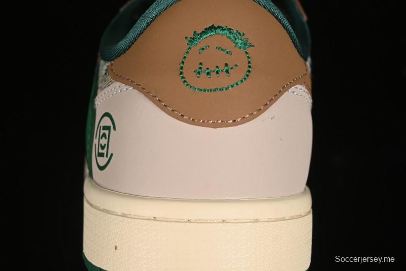 Nike Travis Scott x Fragment Design x Air Jordan 1 Low OG SP AJ1 Retro Sneakers - JH6088-611