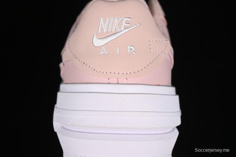 Nike Air Force 1 PLT Low-Top Casual Sneakers with Speed-Inspired Swoosh Design - DJ9946-602