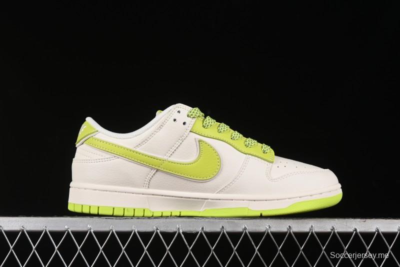 Nike SB Dunk Low Supreme Stone Island Collaboration - Fluorescent Beige Anniversary High-End Custom Low-Top Casual Skate Shoes - BB9866-005