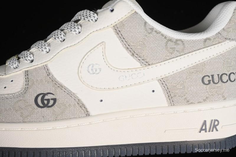 Nike Air Force 1 '07 Low Gucci Collaboration - Ash Grey Low-Top Casual Sneakers BB9577-102