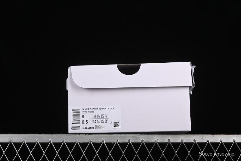 Nike ZoomX Infinity Run 4 Knit Upper Professional Cushion Running Shoes - HJ6648-900