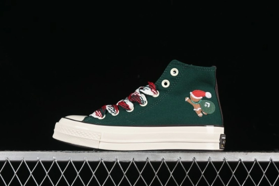 Converse 1970s Christmas Theme High Top Casual Sneakers for Winter - A12455C