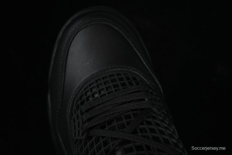 Nike Air Jordan 4 Retro Basketball Shoes with Mesh Design - FV7251-001