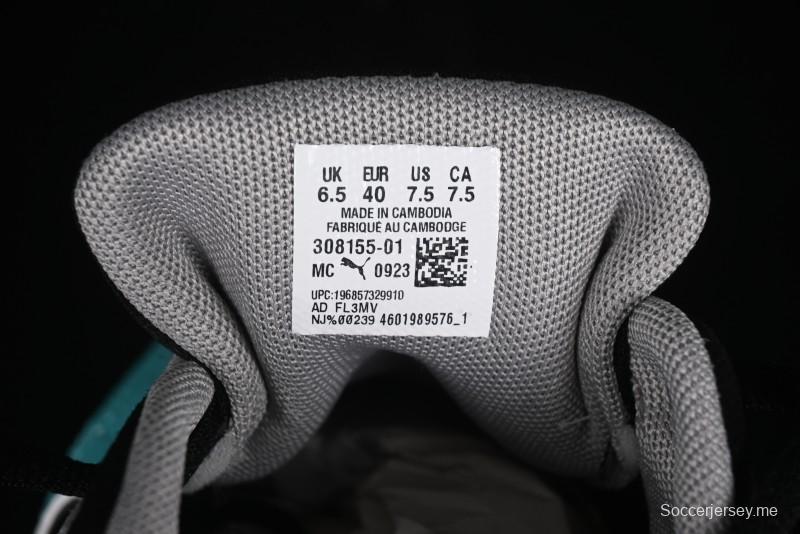 Puma Sparco Future Round Toe Lace-Up Leather Fabric Low-Top Lifestyle Casual Shoes - 308155-01