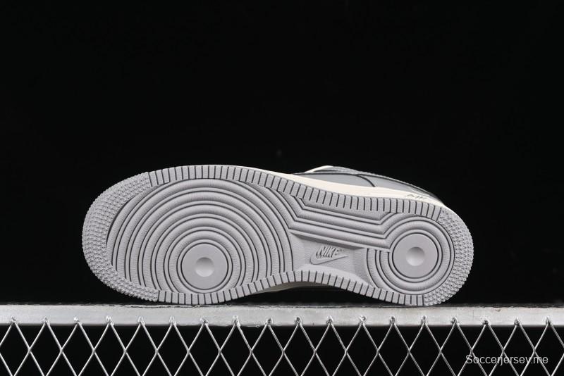 Nike Air Force 1 '07 Low Bape Collaboration - Off White Grey Low Top Casual Sneakers - BB6566-207