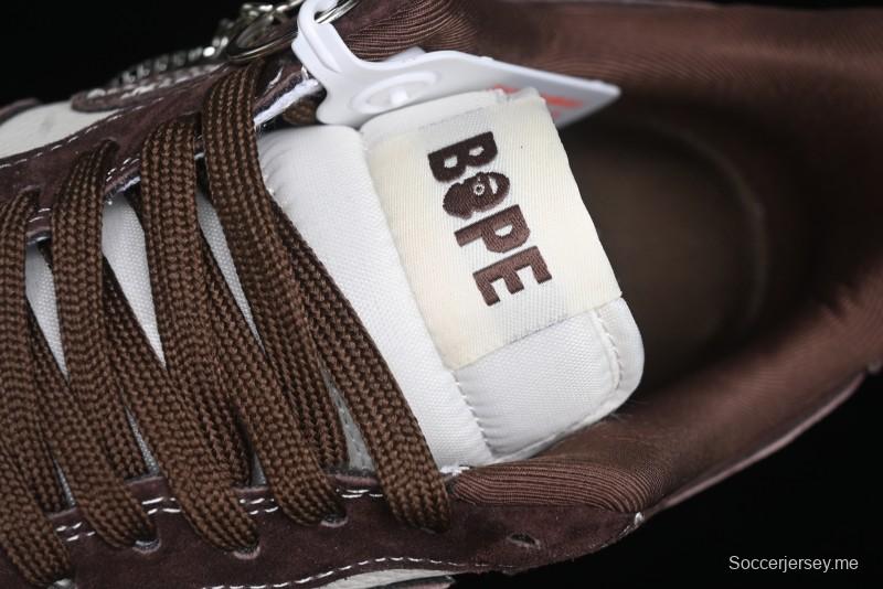 Nike Air Force 1 '07 Low BAPE Collaboration - Tan Brown Casual Sneakers - KK1988-027